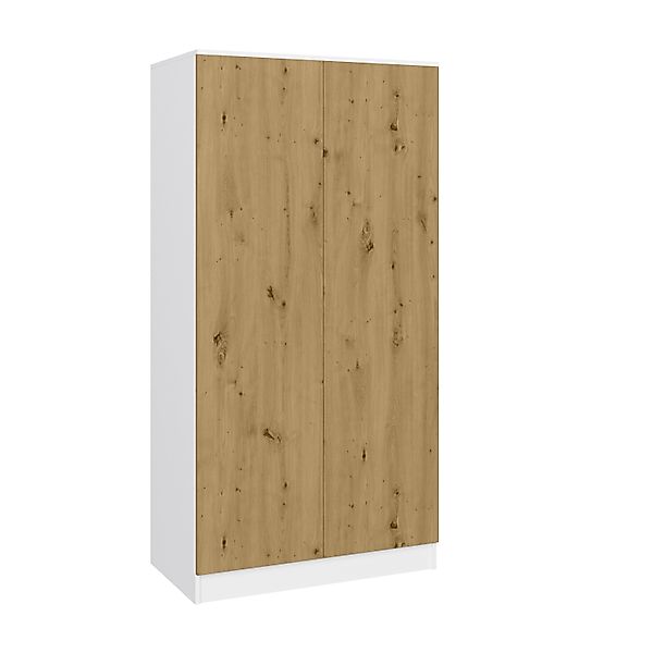 Beautysofa Kleiderschrank Zweitüriger mit Schiebetüren LOOK günstig online kaufen