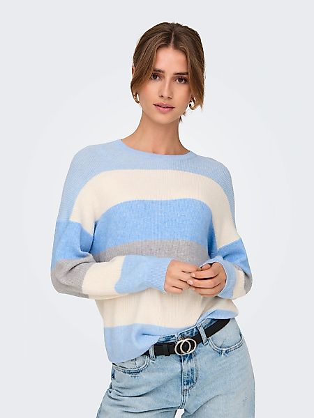 ONLY Strickpullover "ONLATIA L/S STRIPE PULLOVER KNT NOOS" günstig online kaufen