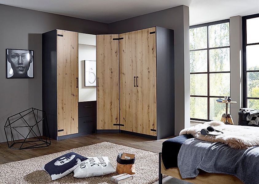 rauch Schrank-Set "Holmes", mit Applikationen "Industrial Style" günstig online kaufen