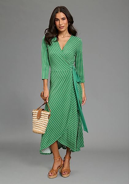 Laura Scott Midikleid im modischen Streifen-Design günstig online kaufen