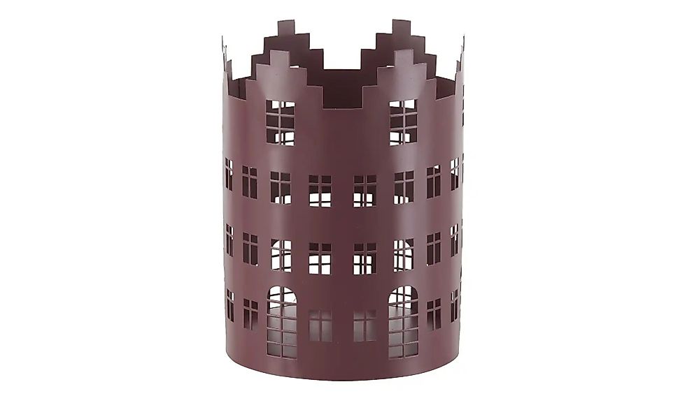 HOME STORY Windlicht   ¦ lila/violett ¦ Eisen ¦ Maße (cm): H: 16  Ø: 12 Acc günstig online kaufen
