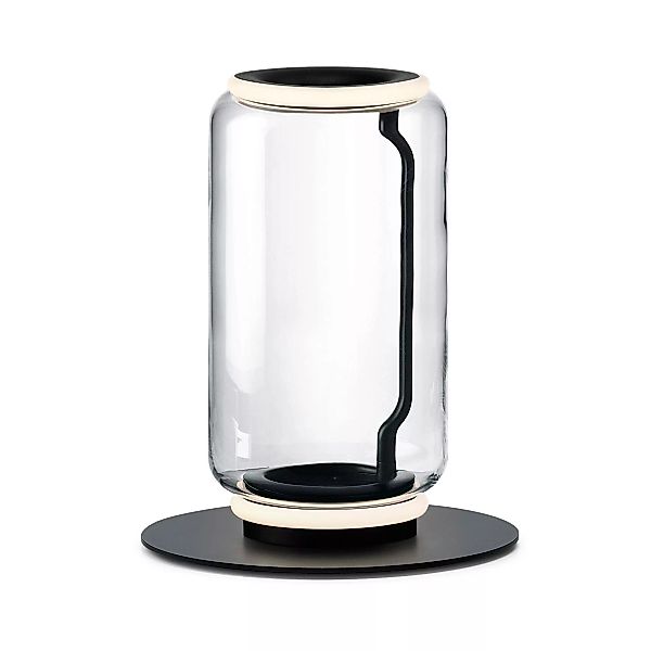 Bodenleuchte Noctambule Cylindre n°1 glas transparent / LED - Ø 25 x H 50 c günstig online kaufen