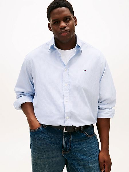 Tommy Hilfiger Big & Tall Langarmhemd "BT - FLEX POP FAKESOLID" regular fit günstig online kaufen