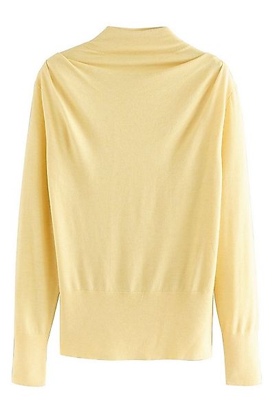 Next Strickpullover Stricktop mit Drapierung und Wasserfallausschnitt (1-tl günstig online kaufen