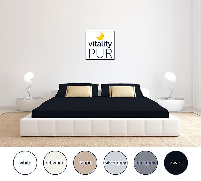 Vitality Pur | Set mit 2 Jersey-Spannbettlaken günstig online kaufen