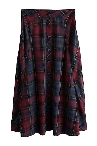 LAURA ASHLEY Maxirock Laura Ashley karierter Co-Ord Viskose-Maxirock (1-tlg günstig online kaufen