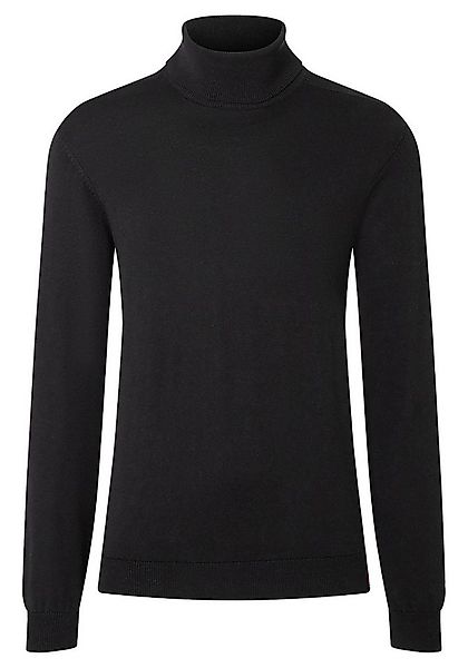 TIMEZONE Strickpullover Rollkragenpullover Rippstrick Ellenbogen-Patch Knit günstig online kaufen