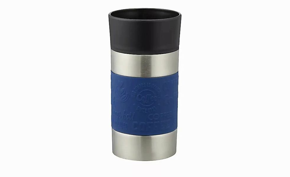 KHG Isolierbecher 300ml   ¦ blau ¦ Edelstahl,Kunststoff ¦ Maße (cm): H: 16 günstig online kaufen