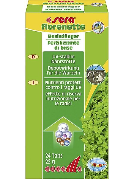 Sera Pflanzendünger Sera Dünger für Aquarienpflanzen florenette 24 günstig online kaufen