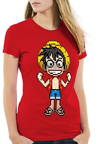 style3 T-Shirt Pixel Luffy one piece japan anime luffy manga monkey ruffy günstig online kaufen