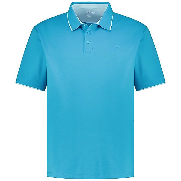 s.Oliver Poloshirt mit Stretch Farbe türkis Größe: 3XL günstig online kaufen