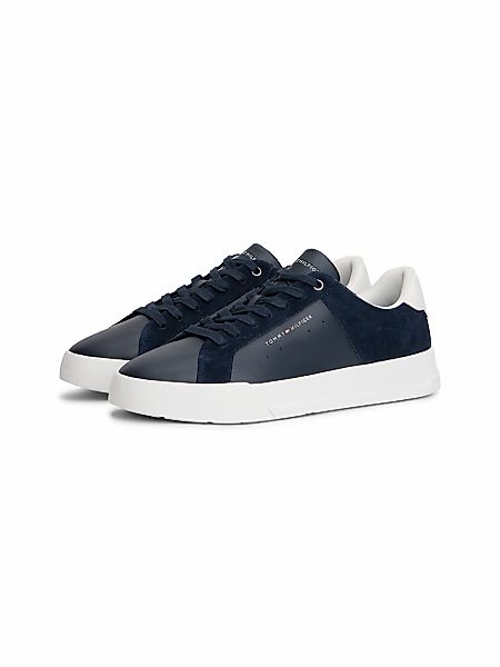 Tommy Hilfiger Sneaker "TH COURT MIX NUBUCK", Freizeitschuh, Halbschuh, Sch günstig online kaufen