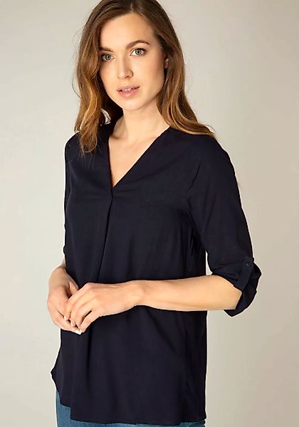 Base Level Shirtbluse, mit V-Ausschnitt günstig online kaufen