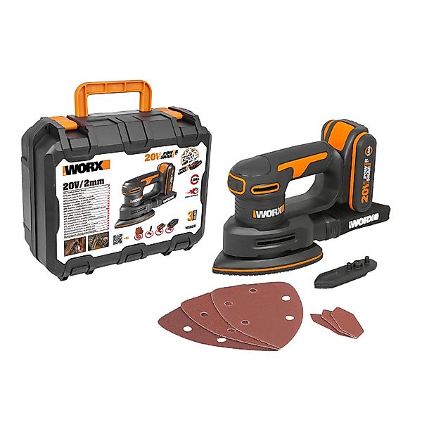 Worx Dreieckschleifer WX822 20 V günstig online kaufen