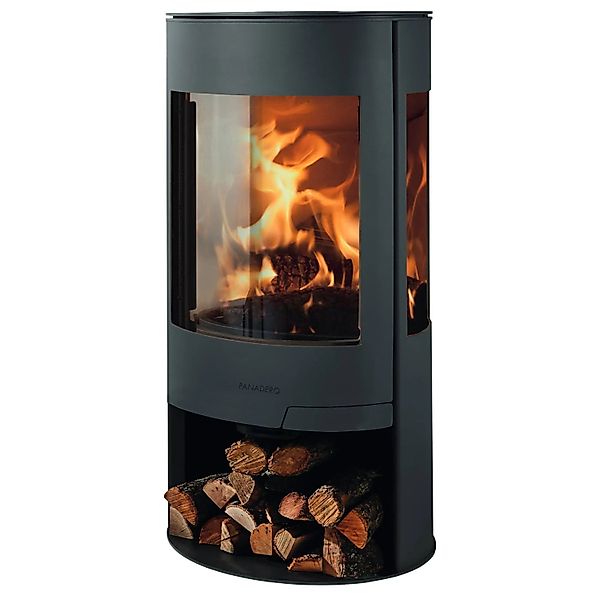 Panadero Suerte Kaminofen Stahl Schwarz Metallic 8 kW günstig online kaufen