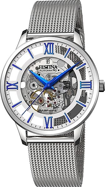 Festina Quarzuhr Festina Herrenuhr F20534/1 Edelstahlband, günstig online kaufen