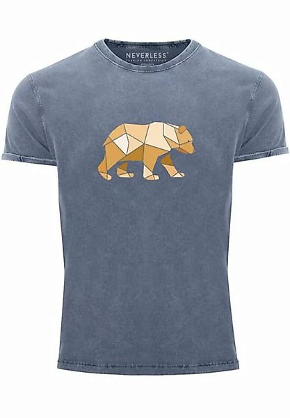 Neverless Print-Shirt Herren Vintage Shirt {replace} Printshirt T-Shirt Auf günstig online kaufen