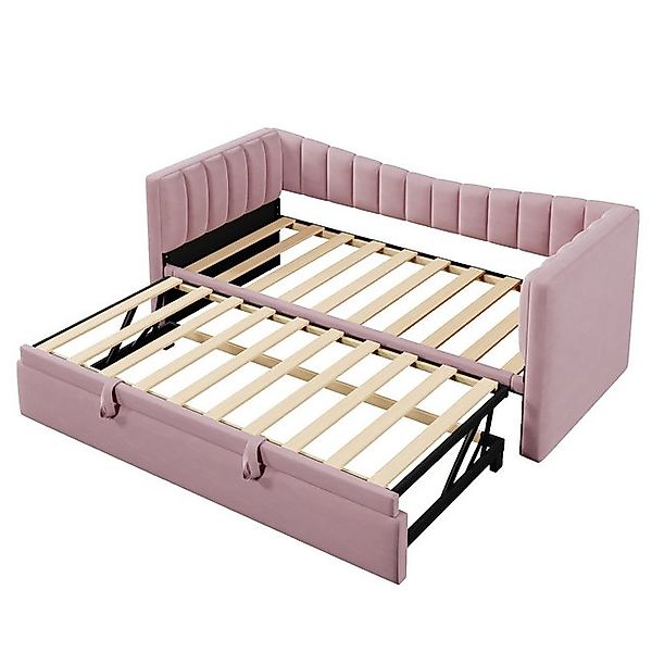 MODFU Schlafsofa Daybett Tagesbett Kinderbett Doppelbett, mit Ziehbett 90x2 günstig online kaufen