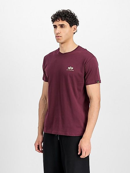 Alpha Industries Rundhalsshirt BASIC T SMALL LOGO Baumwolle, regular fit günstig online kaufen