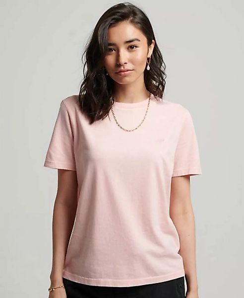 Superdry T-Shirt ESSENTIAL LOGO EMB TEE Strawberry Cream Pink günstig online kaufen