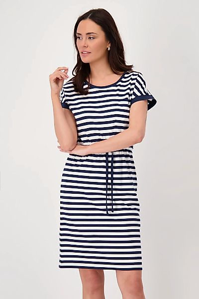 Monari Midikleid "Kleid Ringel", Mit Rundhalsausschnitt günstig online kaufen