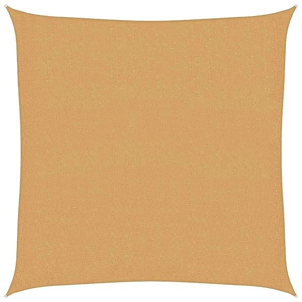 vidaXL Sonnensegel 160 g/m² Quadratisch Sandfarbe 3x3 m HDPE 4002021 günstig online kaufen
