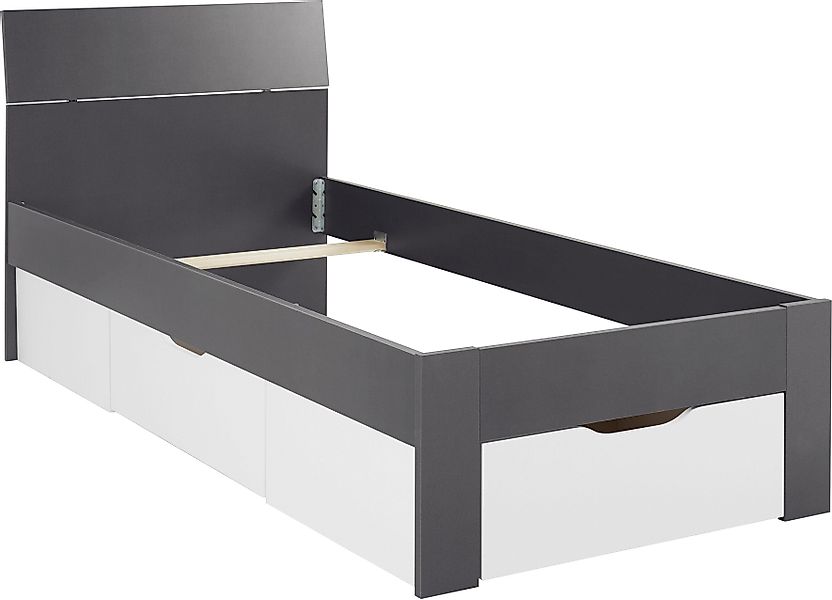 rauch Bett "Einzelbett Doppelbett Stauraum FLEXX Breiten 90/140/180 cm", Ei günstig online kaufen