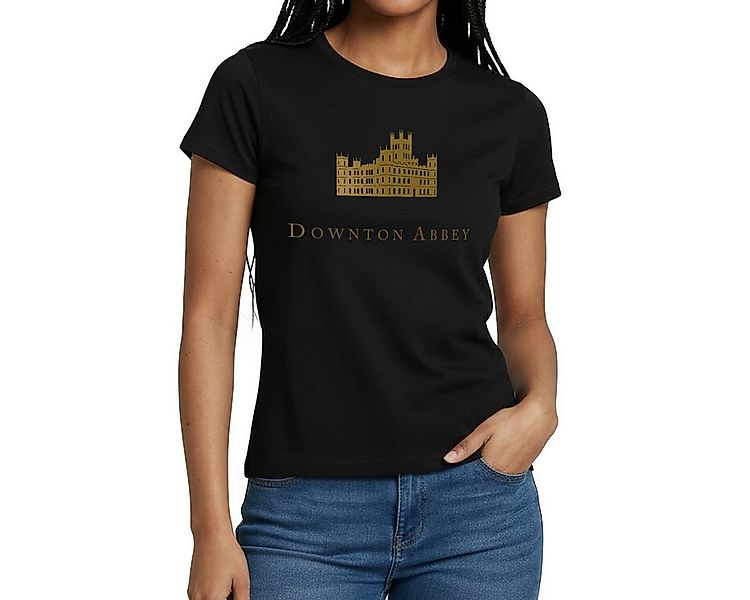Spreadshirt T-Shirt Downton Abbey Highclere Castle Frauen T-Shirt (1-tlg) günstig online kaufen