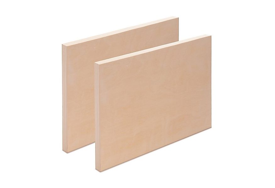 Art Star Keilrahmen 2x HOLZ Malgrund 50x70 cm, Birkenholz Leinwand, bemalba günstig online kaufen