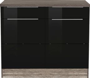 KOCHSTATION Unterschrank "KS-Brindisi" 100 cm breit, viel Stauraum günstig online kaufen