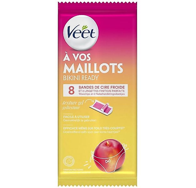 Veet Kaltwachsstreifen Bikini Ready Underarm Control 1x, 8 St. günstig online kaufen