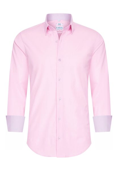 R-NEAL Businesshemd Pastellhemd Herren Slim Fit günstig online kaufen