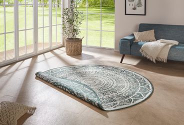 HANSE Home Teppich "Siruma Wendeteppich" rund 5 mm Höhe In- & Outdoor, beid günstig online kaufen