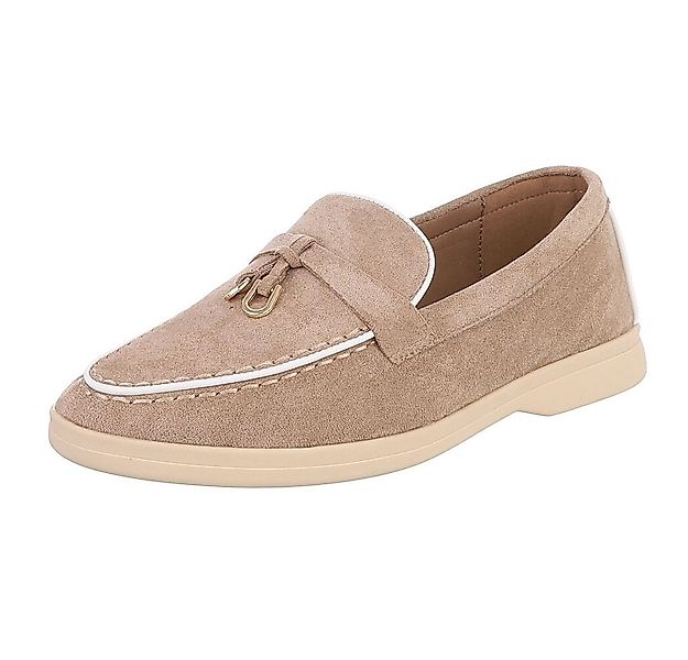 Ital-Design Damen Loafers mit komfortablem Design und eleganten Details Sli günstig online kaufen