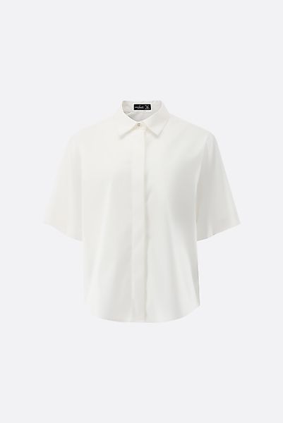 Kurzarm Hemdbluse locker geschnitten günstig online kaufen
