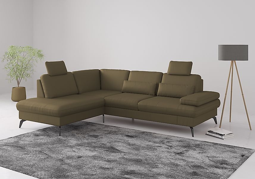 sit&more Ecksofa »Morris L-Form, inkl. Sitztiefenverstellung« wahlweise mit günstig online kaufen