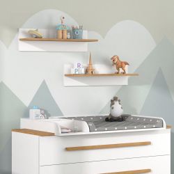 VitaliSpa® Wandregal Malia, Weiß/Weiß, 70 x günstig online kaufen