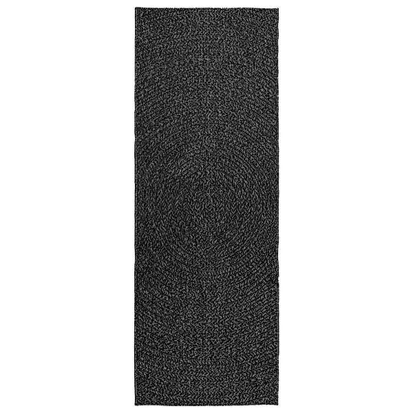 vidaXL Teppich Zizur Anthrazit 80x200 Cm Juteoptik Indoor Und Outdoor 22327 günstig online kaufen