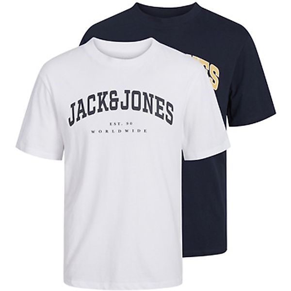 Jack & Jones  T-Shirt T-Shirt Caleb Kurzarmshirt Doppelpack günstig online kaufen