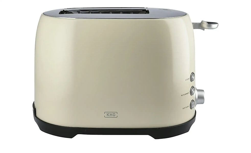 KHG Toaster  TO-858 CE ¦ creme ¦ Kunststoff,Edelstahl ¦ Maße (cm): B: 31 H: günstig online kaufen