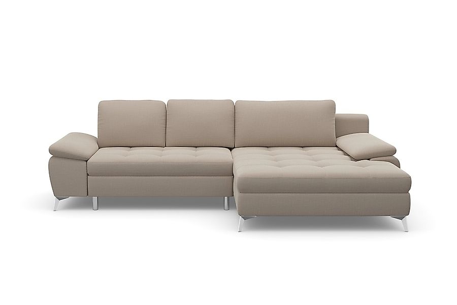 sit&more Ecksofa »Latigo L-Form« mit Mega-Recamiere, wahlweise mit Bettfunk günstig online kaufen
