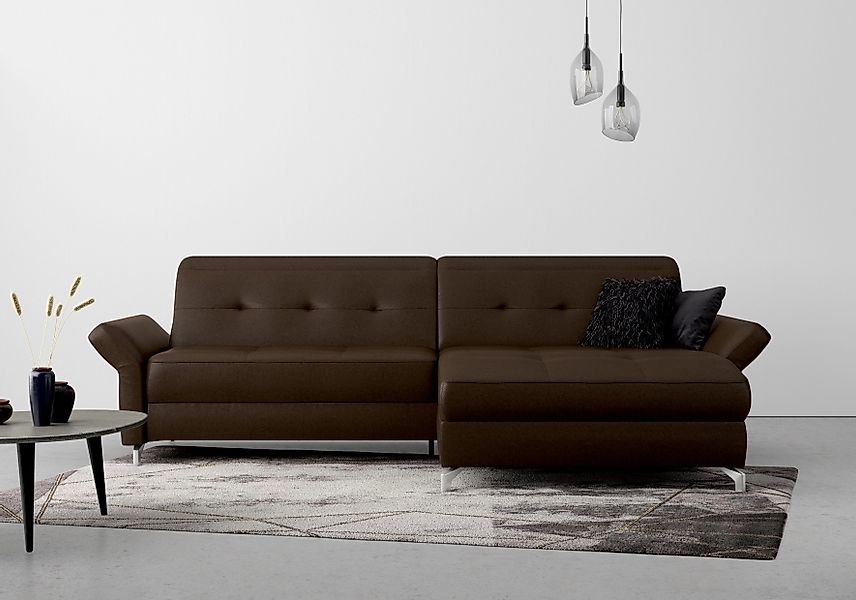 INOSIGN Ecksofa Maredo L-Form, Federkern, wahlweise günstig online kaufen