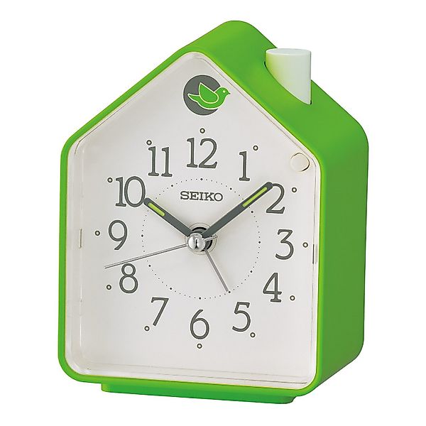 Seiko Quarzwecker mit Vogelstimmen Grün günstig online kaufen