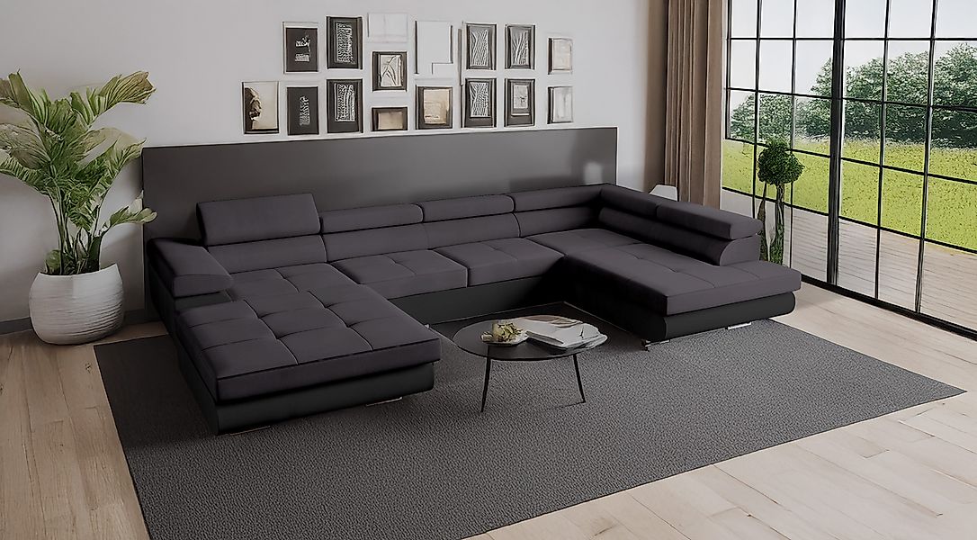 Goldstoff Wohnlandschaft RELAX U Ecksofa mit günstig online kaufen