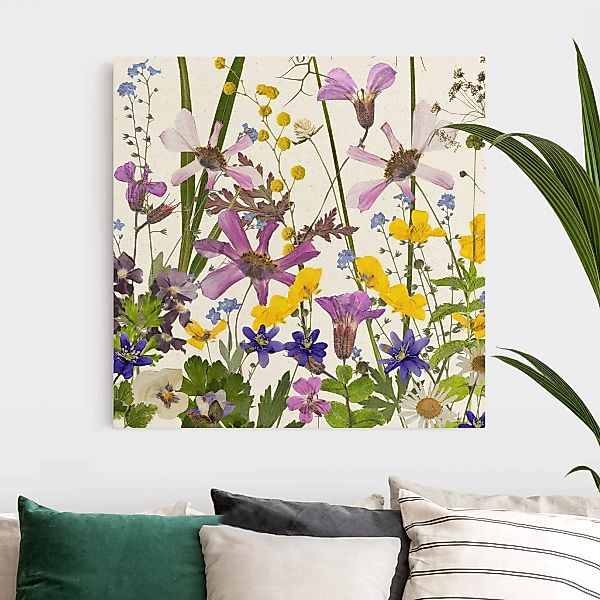 Leinwandbild auf Naturcanvas Duftende Blumenwiese günstig online kaufen