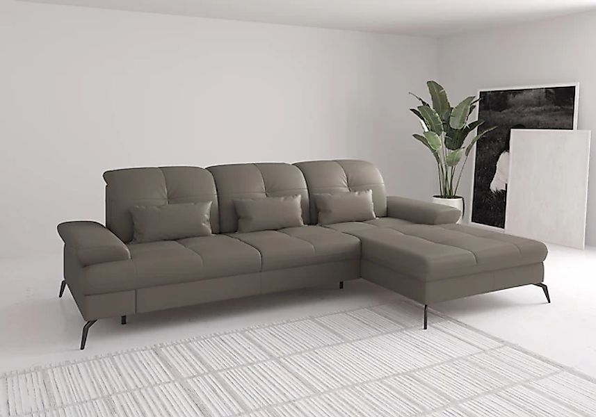 sit&more Ecksofa »Amica, L-Form, inkl. Sitztiefenverstellung & Armteilverst günstig online kaufen