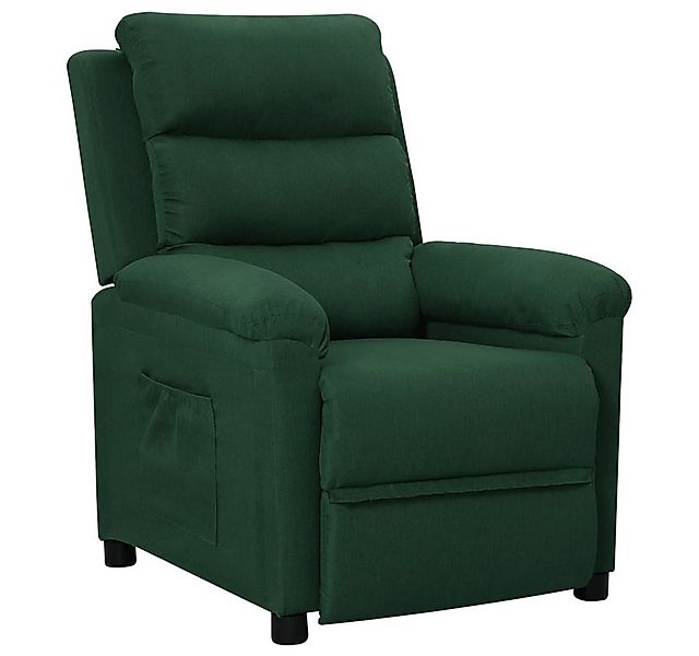 vidaXL Sessel Relaxsessel Dunkelgrün Stoff (1-St) günstig online kaufen