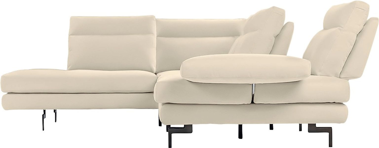 CALIA ITALIA Ecksofa »Toby Wing, L-Form, Designsofa mit sensationellem Sitz günstig online kaufen