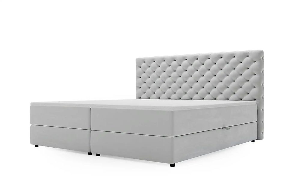 Boxbett mit Stauraum Belford ¦ grau ¦ Maße (cm): H: 119 Betten > Komfortbet günstig online kaufen
