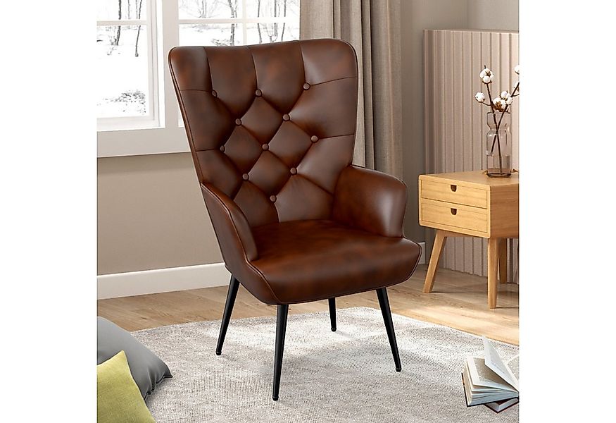 HawthyHome Polsterstuhl Eleganter Polstersessel, Schminktisch Stuhl mit Met günstig online kaufen